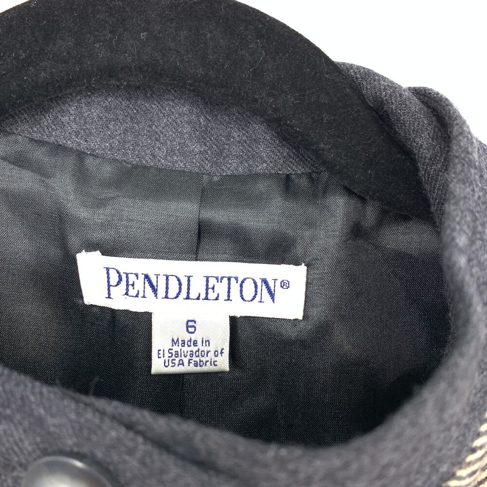 Pendleton Womens Size 6 Button Front Wool Plaid J… - image 7
